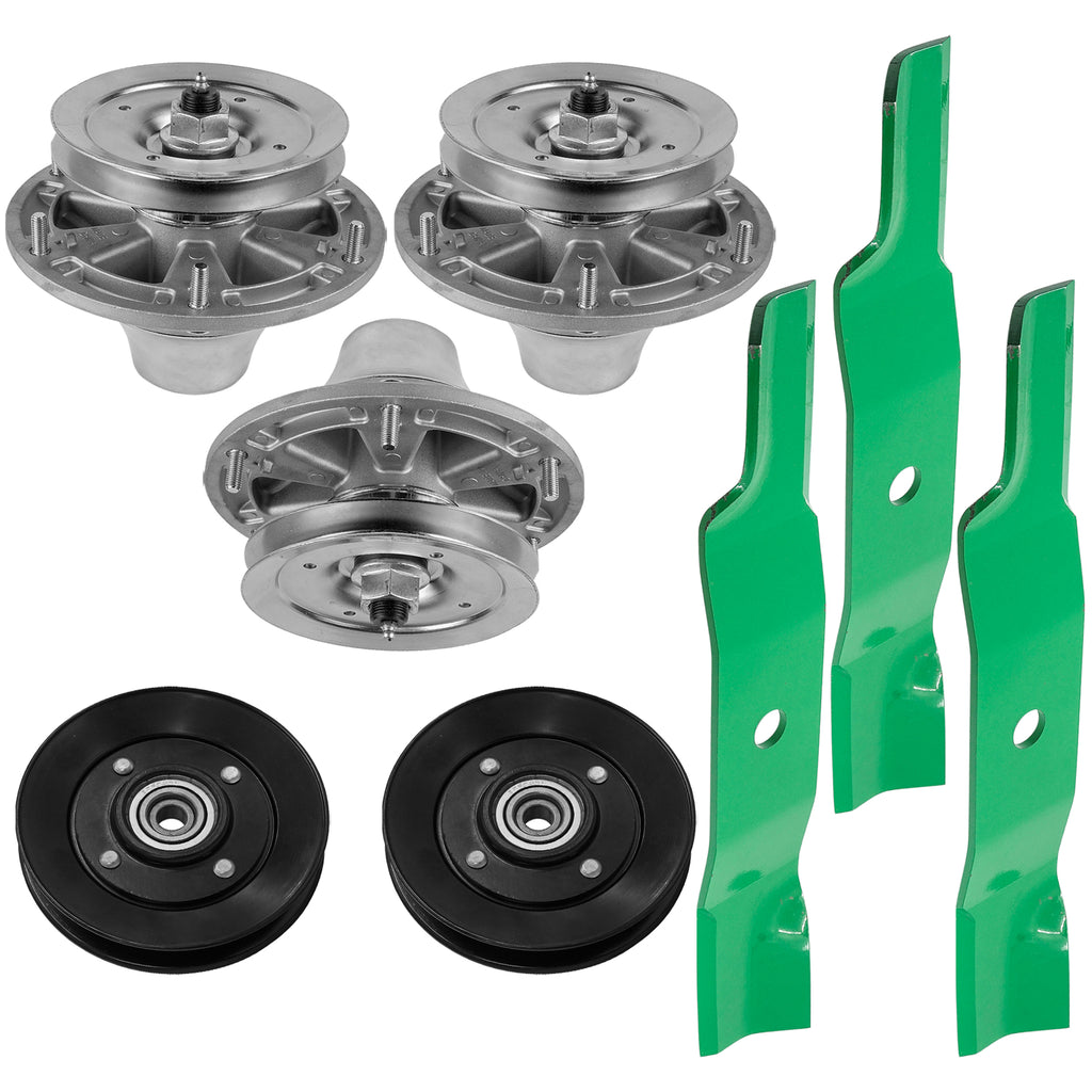 Deck Spindle with Blade Pulley for John Deere Mowers (1994–2008)