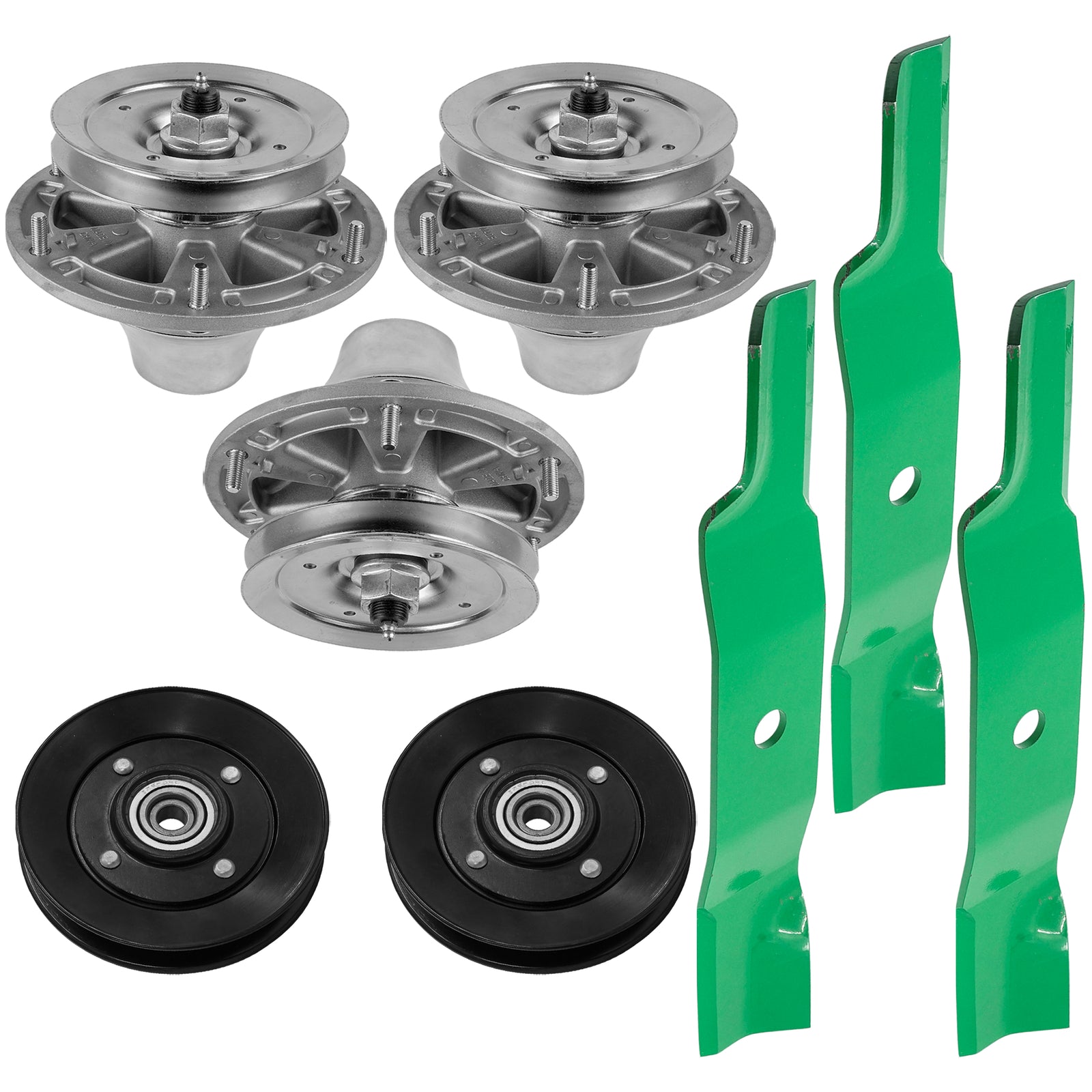 Deck Spindle with Blade Pulley for John Deere Mowers (1994–2008)