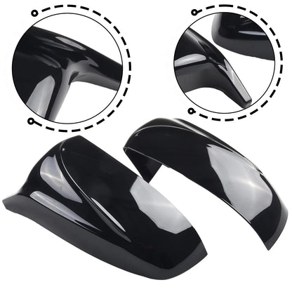 2X View Mirror Cap for Glossy Black Exterior Mouldings