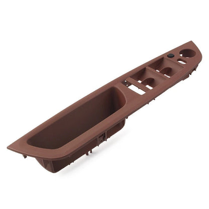 Inner Door Handle Panel Trim Cover for BMW X5 X6 (E70) 2007–2013 - ABS Red Brown