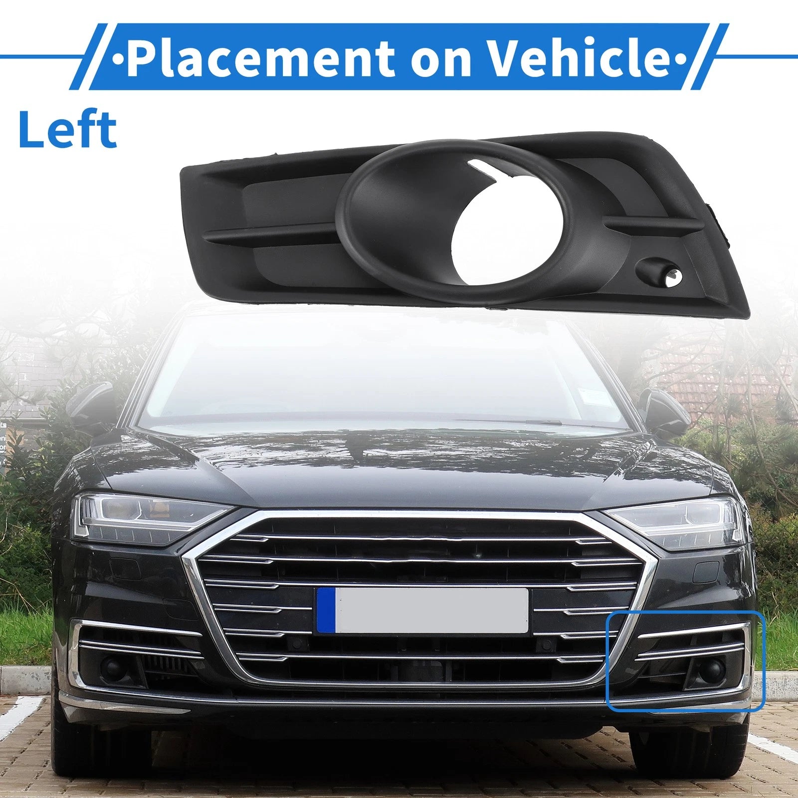 Front Left Fog Light Grill for Chevrolet Cruze (2011–2015) Replacement