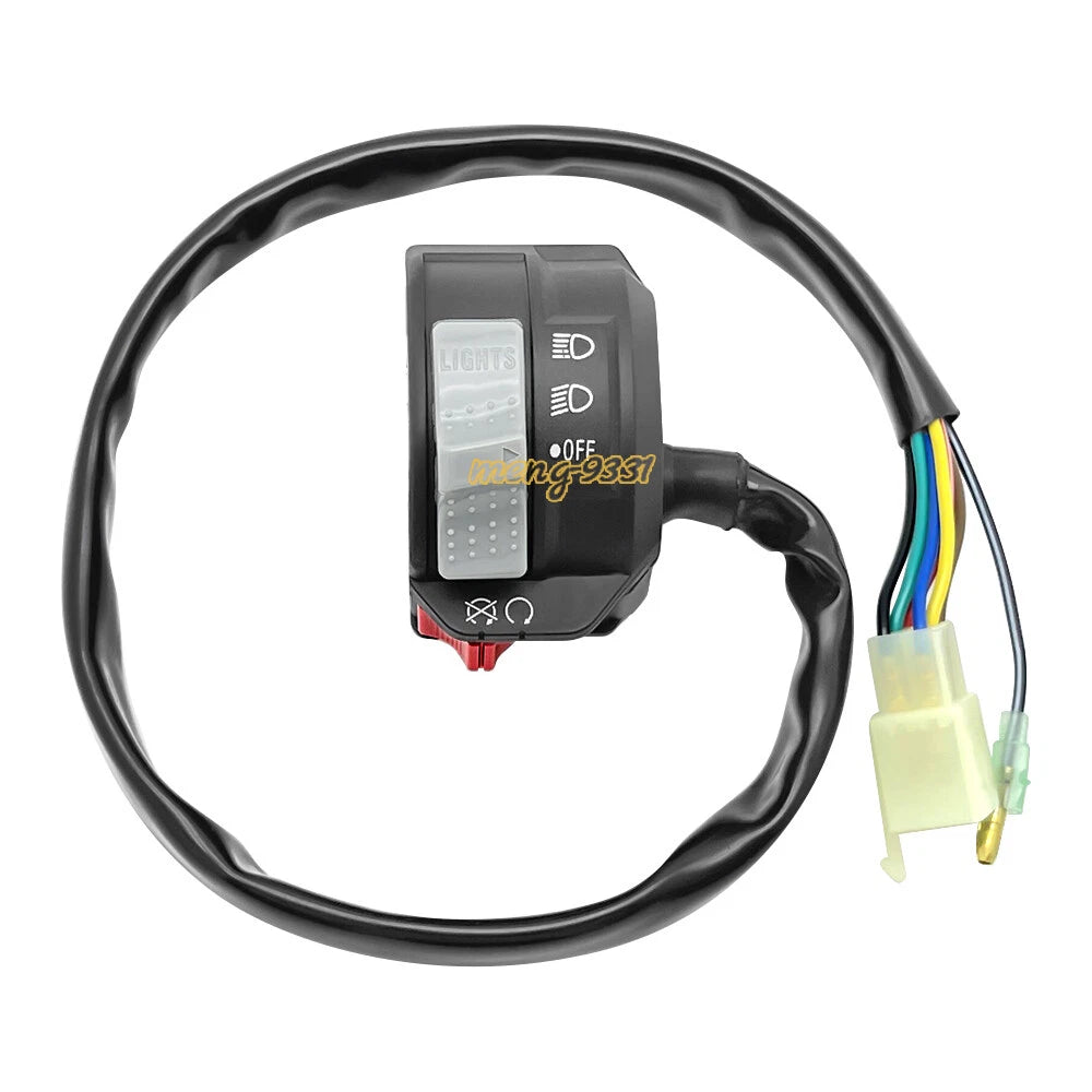 Left Handlebar Start Switch Headlight for Yamaha YFM350 Warrior/Wolverine (1997–2004)