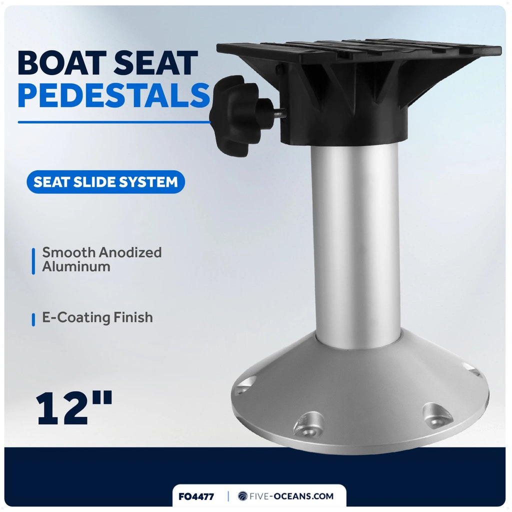 Boat Seat Pedestal Base for (12 Inch Fixed Height)