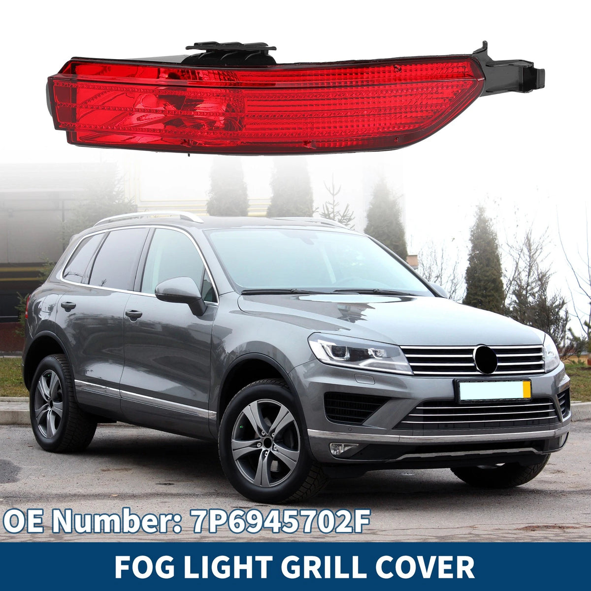 Rear Right Tail Light Shell Replacement for Volkswagen Touareg (2011–2018)