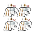 4X Carburetor Repair Kit Float Diaphragm for Honda CBR600F (1987–1990)