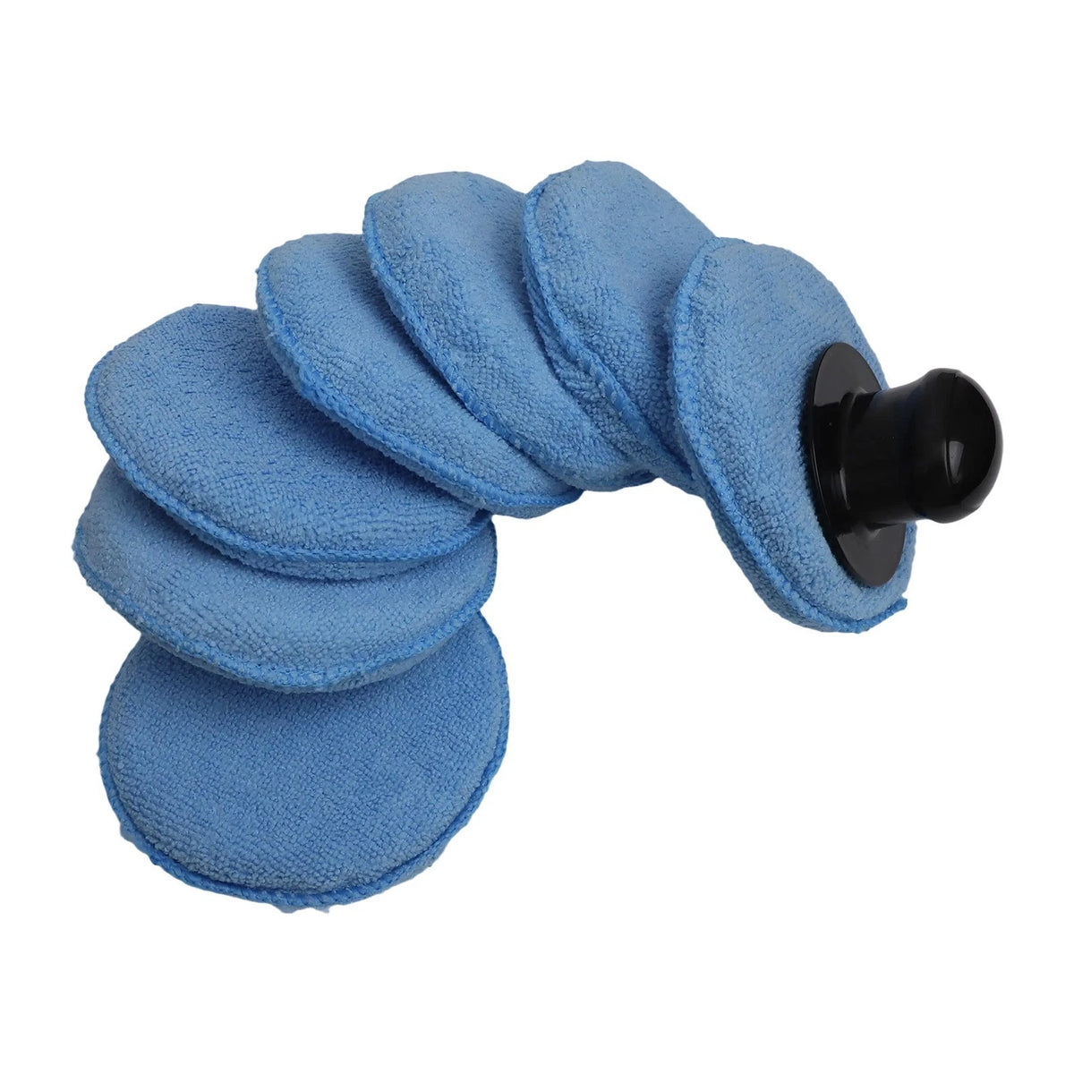8-Piece Car Care Kit with Wax Applicators and Handling Tool
