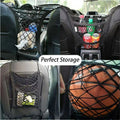 Elastic Mesh Bag Organizer for Car Seat Storage