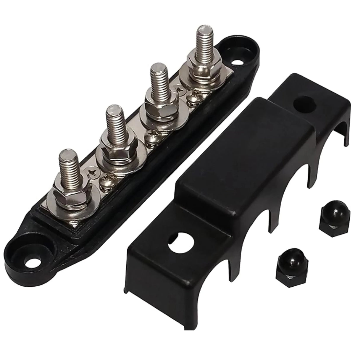 Power and Ground Distribution Block with Cover for (M8)
