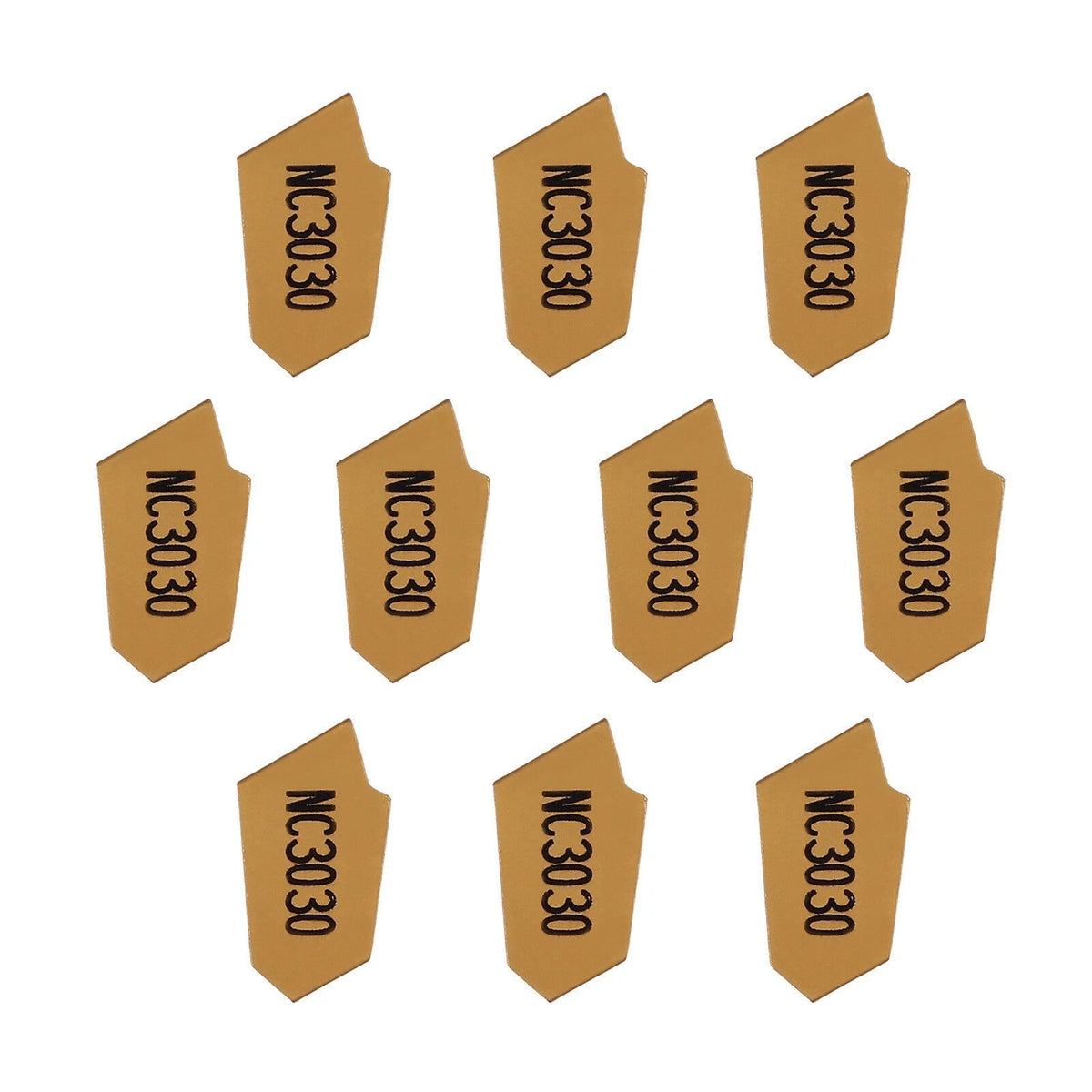 10PCS 26mm Cutting Blade with GTN-3 SP300 Inserts for Metal Grooving