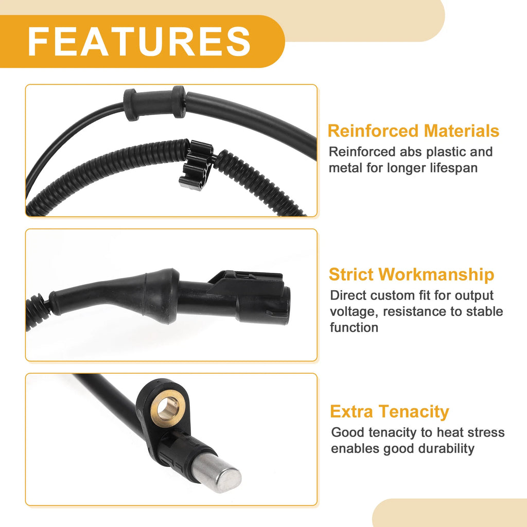 ABS Wheel Speed Sensor No.6C2Z2C190BB for Ford E-250 (2006–2007) Rear Right