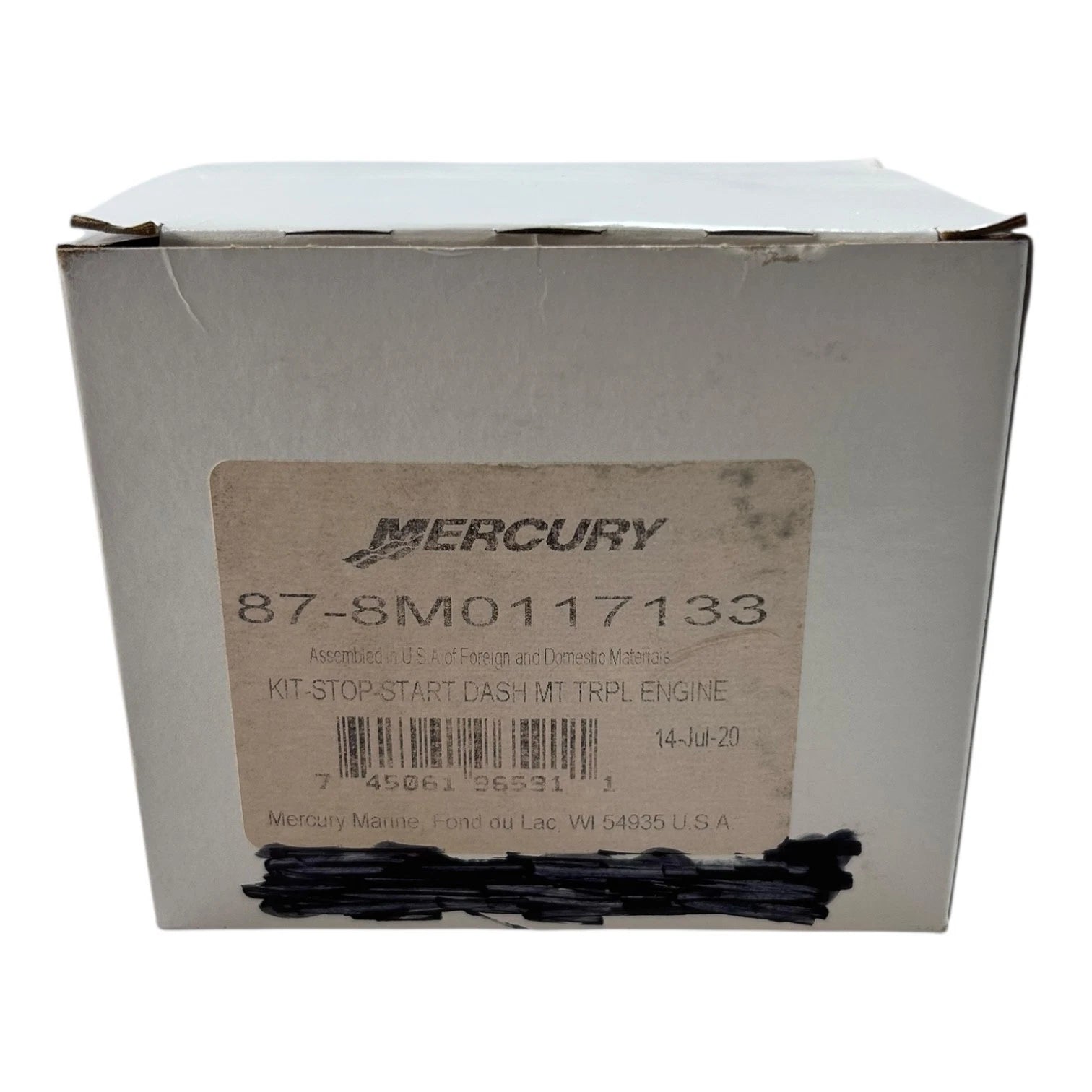 Triple Engine Start/Stop Dash Mount Panel for Mercury Marine (OEM)