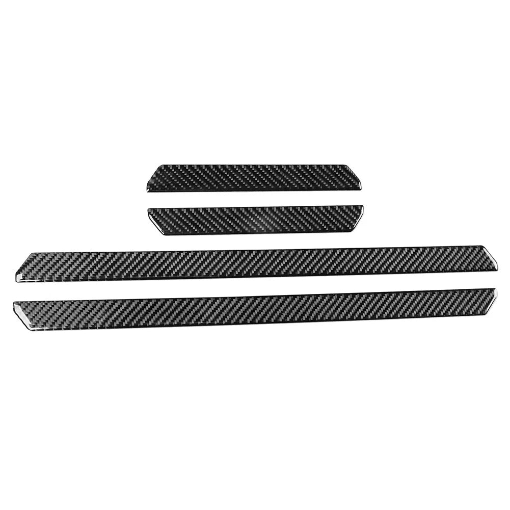 Carbon Look Door Sill Scuff Protector for VW Golf 8 MK8 (2021–2023)