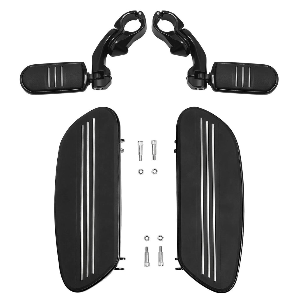 Driver Floorboards for Harley Touring (1986–2024) Black