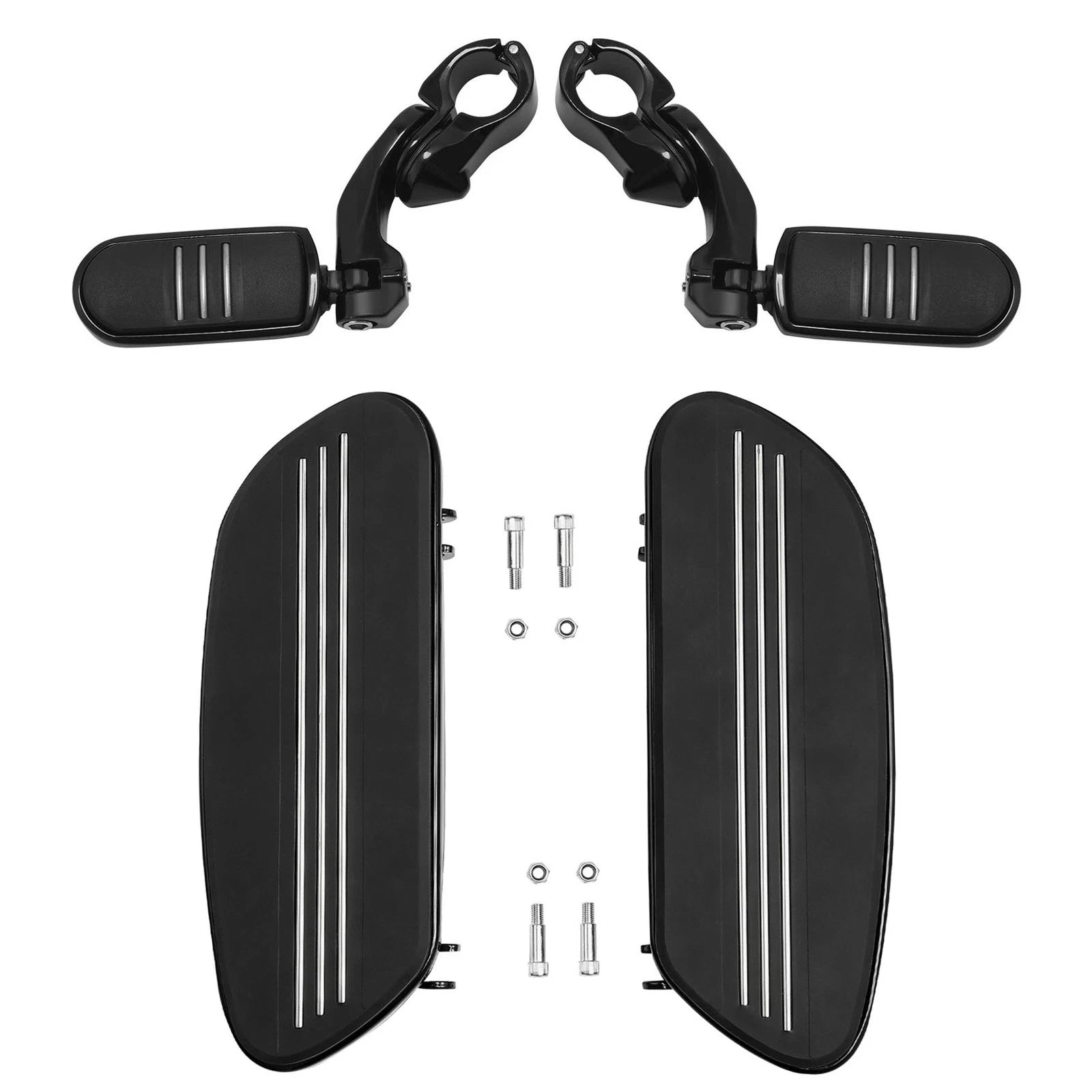 Driver Floorboards for Harley Touring (1986–2024) Black