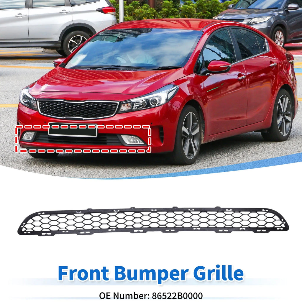 Lower Grille Front Bumper Grille for Kia Forte (2017–2018) 1Pc