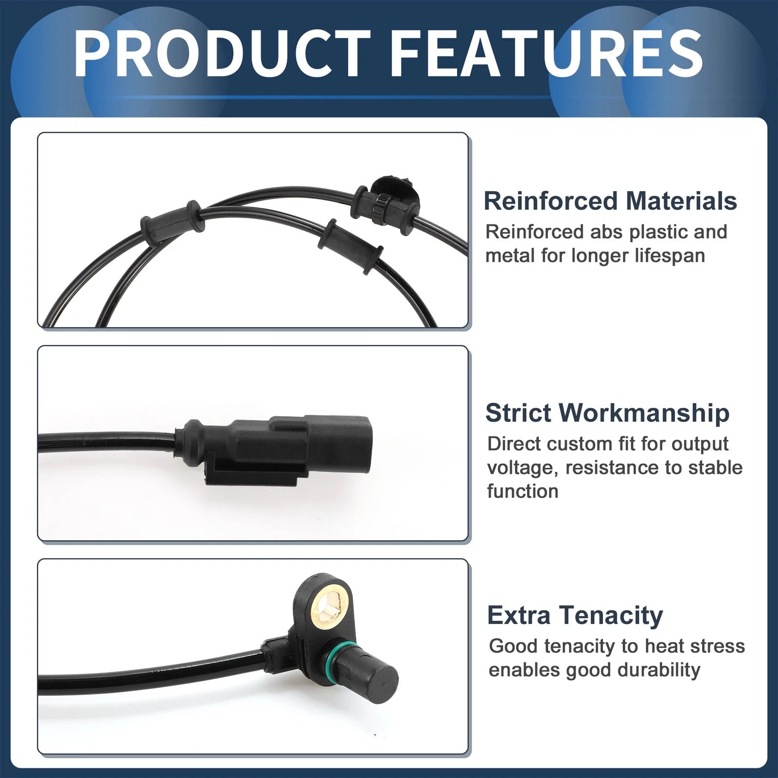 ABS Wheel Speed Sensor for Dodge Ram 2500 Front Left (2006–2008)