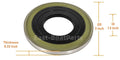 Gimbal Bearing Seal for Mercruiser Alpha One Gen 2/R/MR (26-88416, 18-2094)