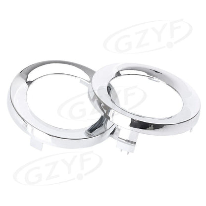 Chrome Front Fog Light Lamp Cover Trim Ring for Subaru Forester (2009–2013)