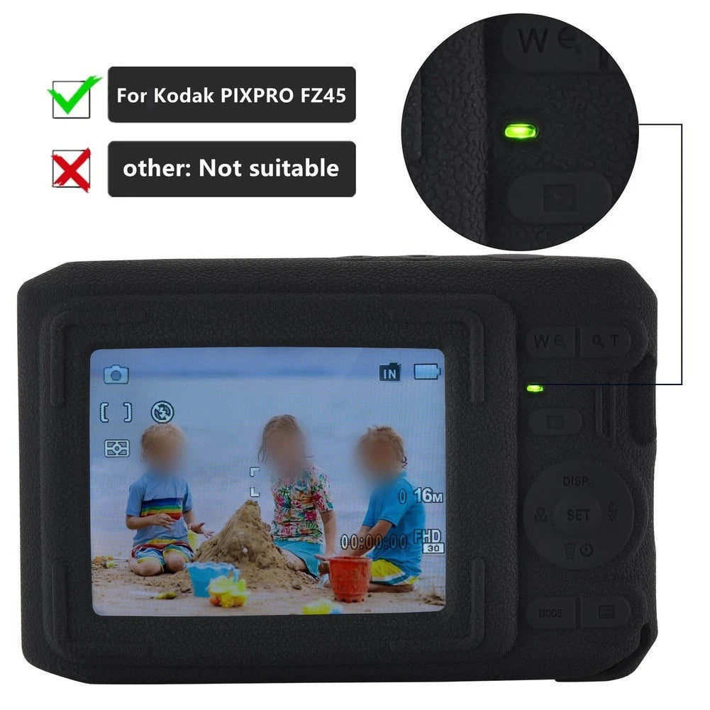 Soft Silicone Cover for KODAK PIXPRO FZ45 Camera