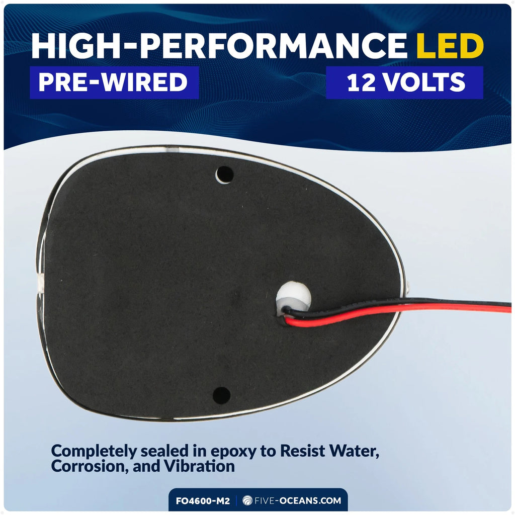 2-Pack LED Docking Lights for Marine (IP66) - FO4600-M2
