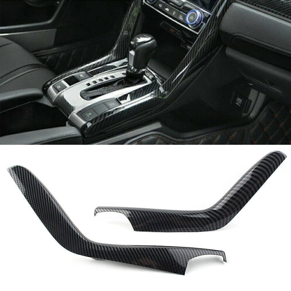 Carbon Fiber Control Panel Strip for Honda Civic (2016–2018)