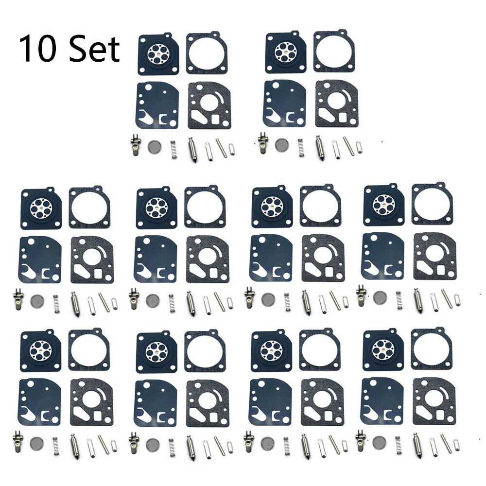 10x Carburetor Kit for ECHO SRM 2100 GT2150 (Zama RB-64 C1U-K47 C1U-K53)