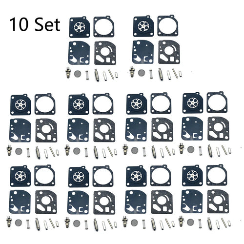 10x Carburetor Kit for ECHO SRM 2100 GT2150 (Zama RB-64 C1U-K47 C1U-K53)