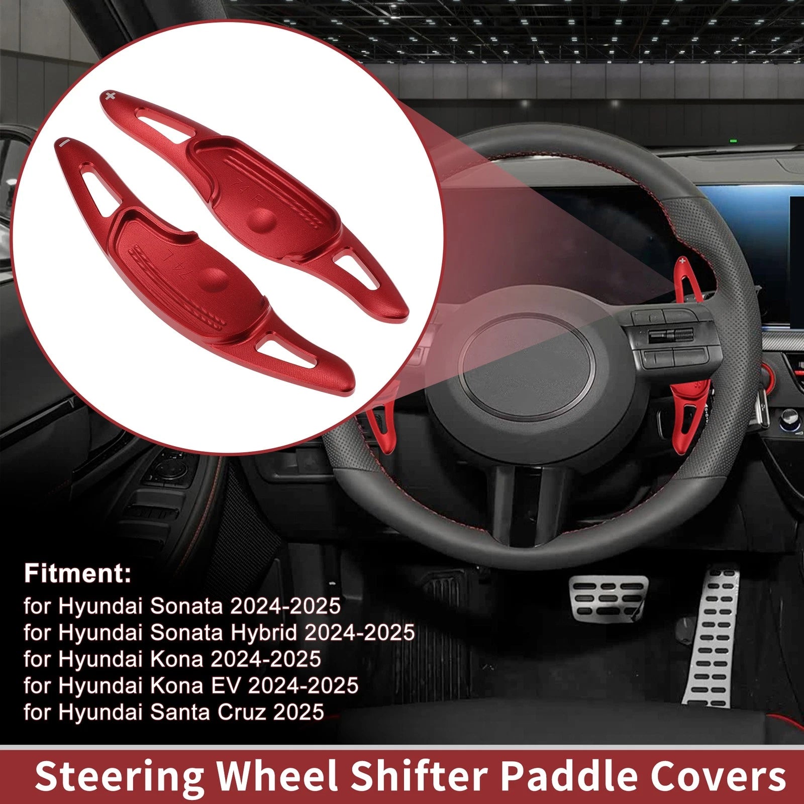 Steering Wheel Shift Paddle Extensions for Hyundai Sonata (2015–2020)