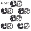 Set of 6 Carburetor Repair Kits for Briggs & Stratton 495770 795083 5083H 5083K