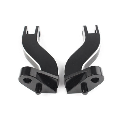 Passenger Rear Foot Pegs Mount for Harley Davidson Touring (1993–2016) Black