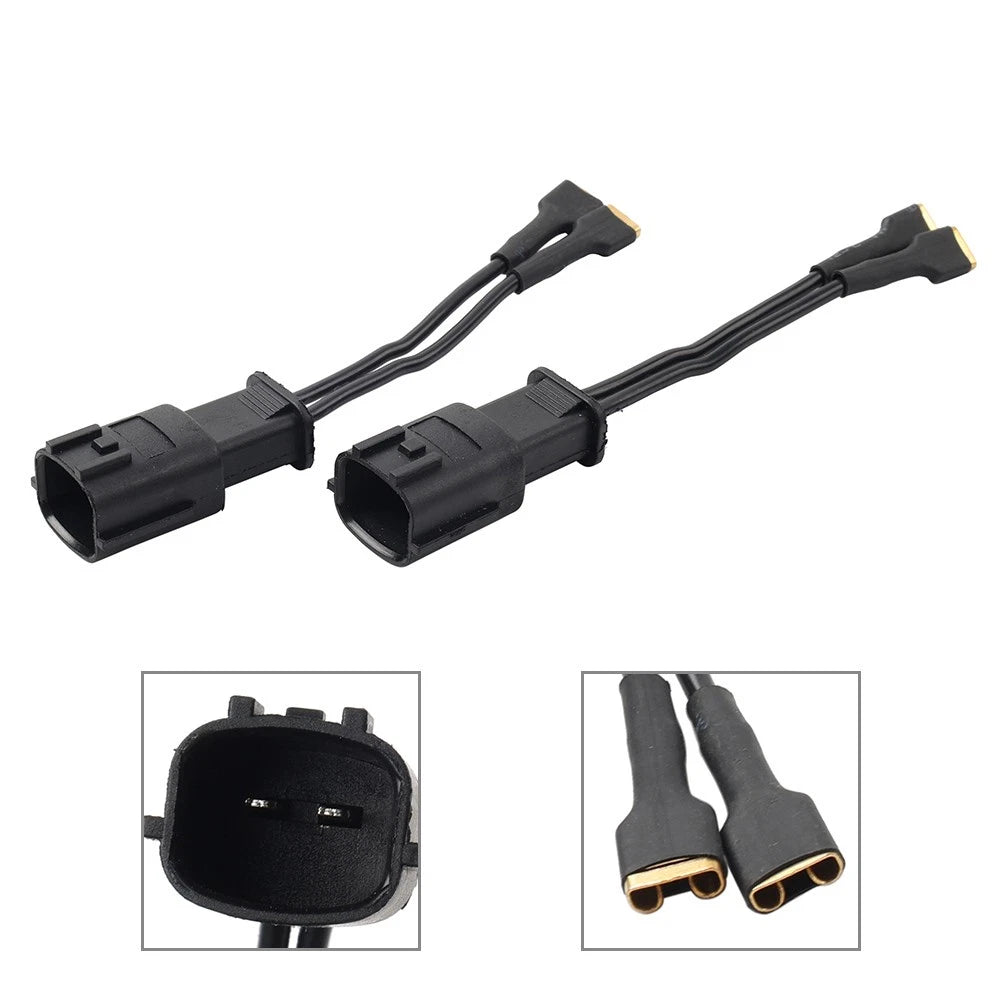 2Pcs Wiring Harness Pigtail Socket for Hyundai Car Horn Speaker