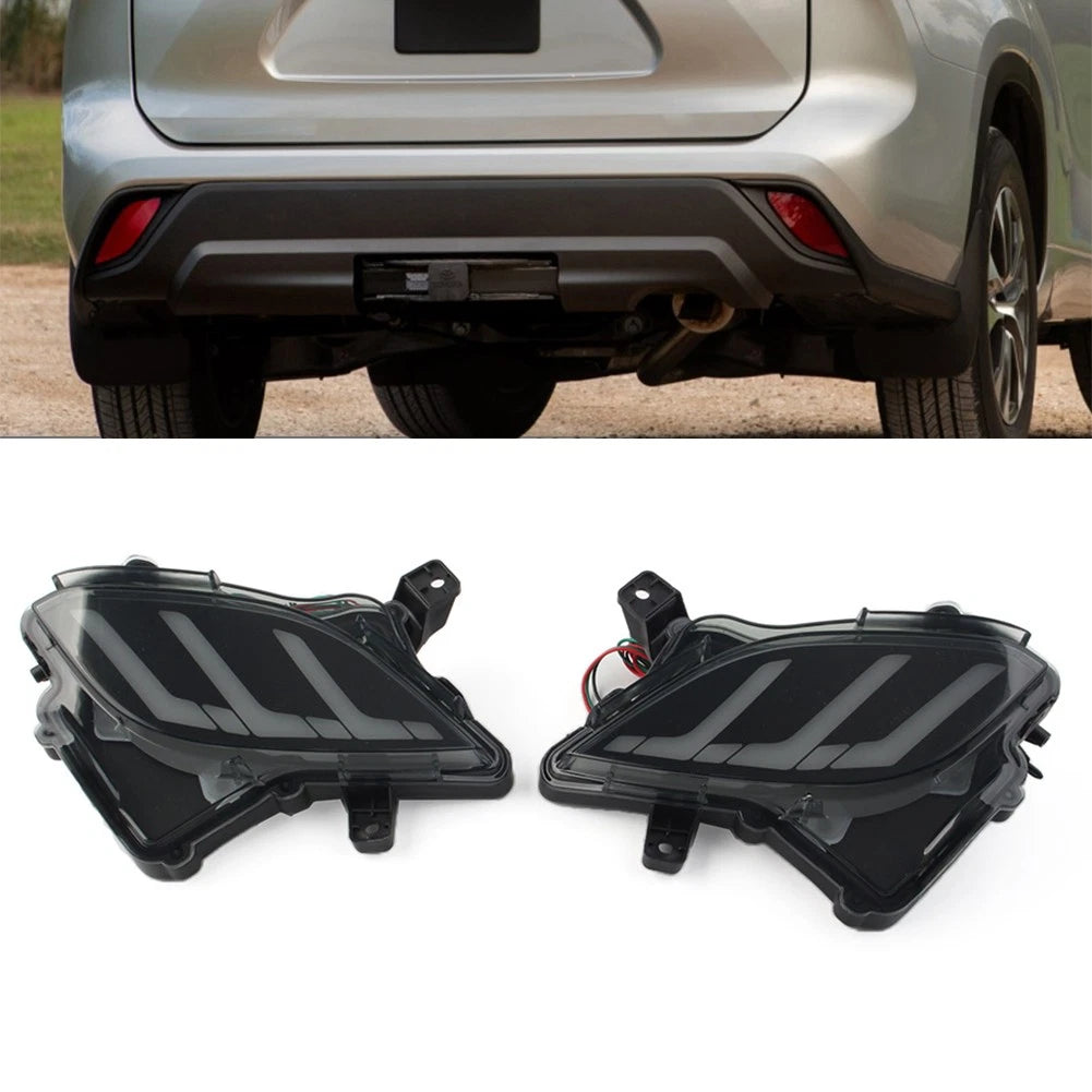 2X Rear Bumper Light Brake Light for Toyota Highlander (2020–2022)