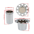 Front Axle Cover Kit for - ABS Chrome, 33mm Flange Nut