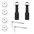Dual Threaded Shaft Adapter Extender for Motor Conversion (8mm to 10mm)