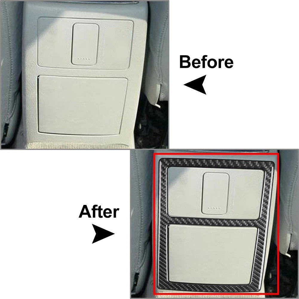 Rear Console Panel Frame Cover Trim for Volkswagen Passat B5 (2001–2005)