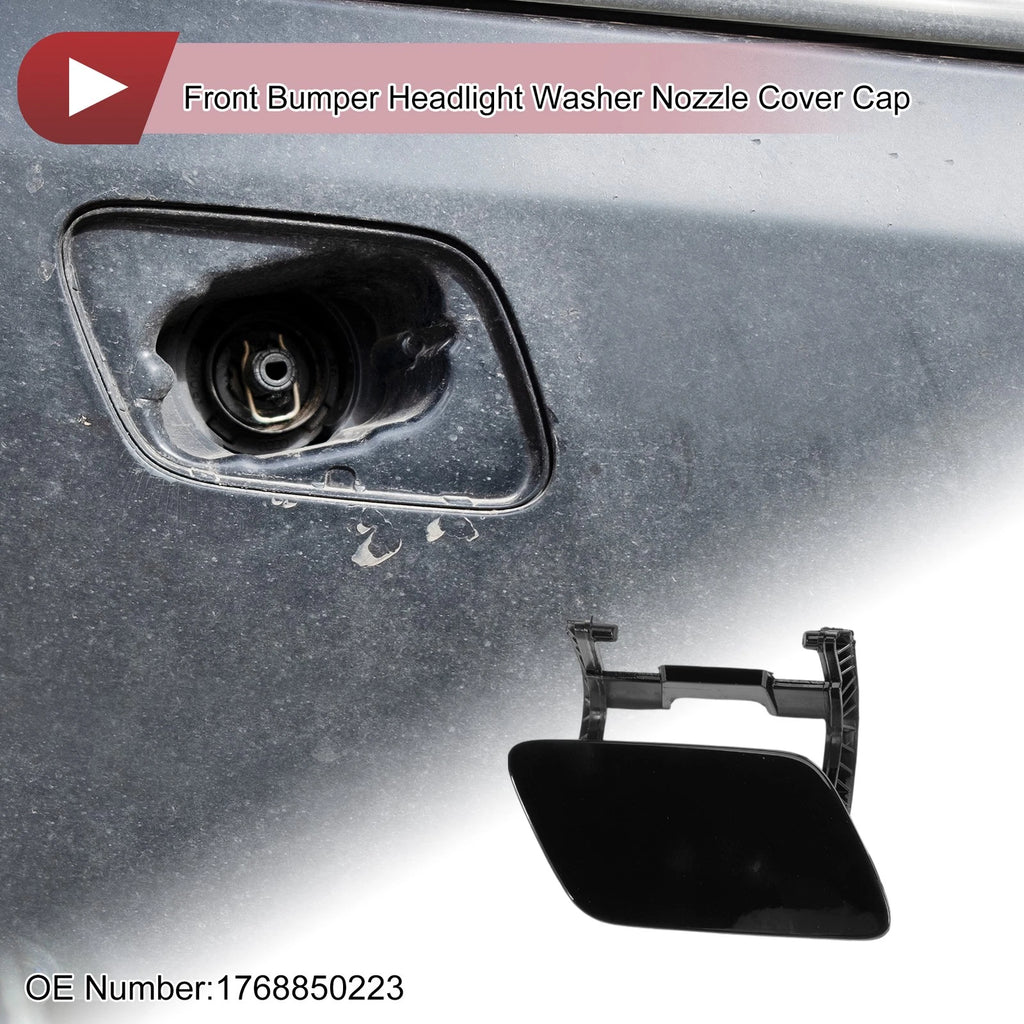 Front Right Bumper Trim Nozzle Cover Replacement for Mercedes-Benz W176 (2012–2018)