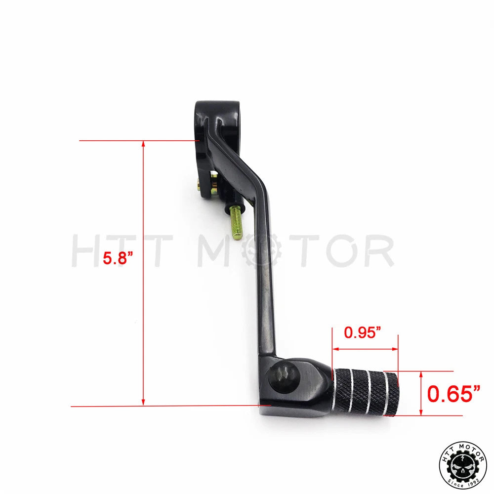 Black Foldable Gear Shift Levers for Kawasaki ZX-9R (1998–2003) ZZR600 (2006–2007)