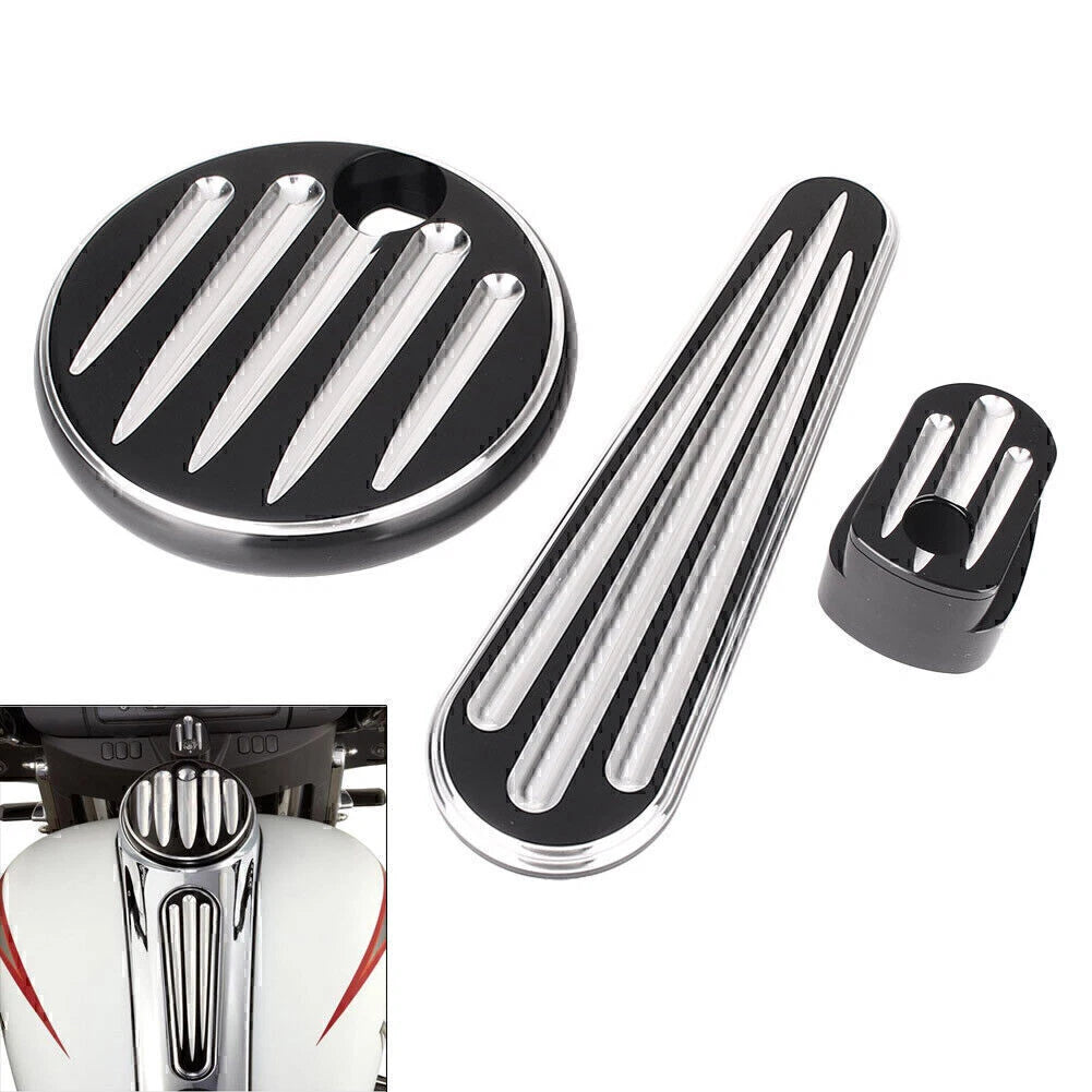 Ignition Switch Fuel Dash Insert Cover for Harley Street Road Glide (2014–2017)