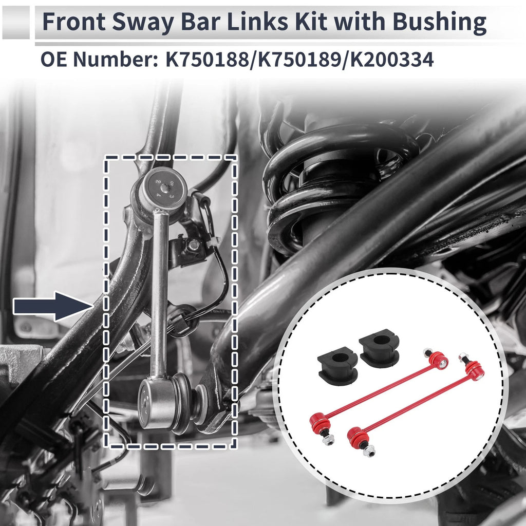 Front Stabilizer Bar Links with Bushings for GMC Terrain (2010–2017)