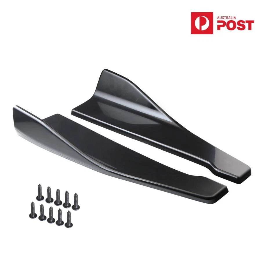 Pair Rear Bumper Spoiler Diffuser Splitters for