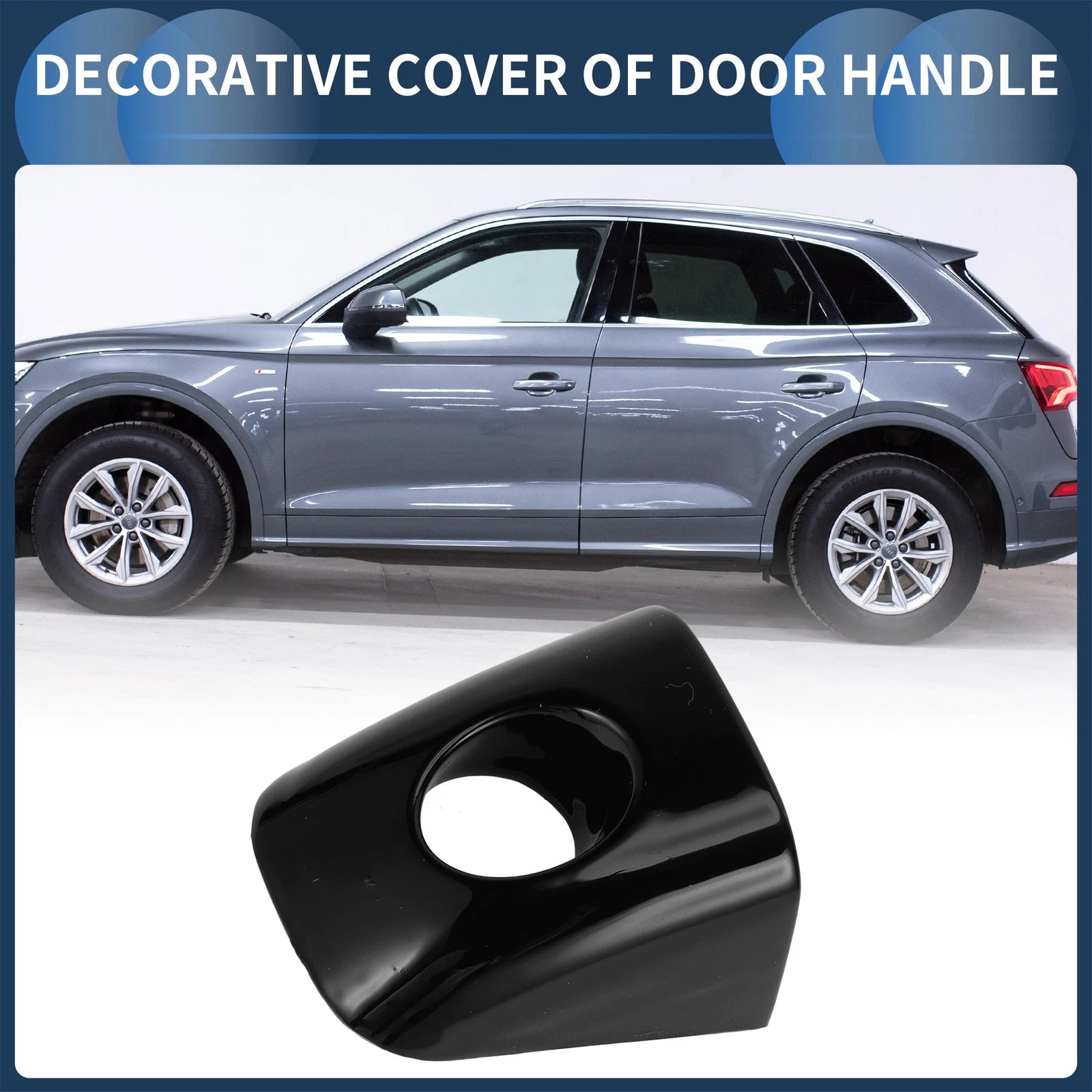 Door Handle Cover Front Left Replacement for Audi A4 Avant (2013–2015)