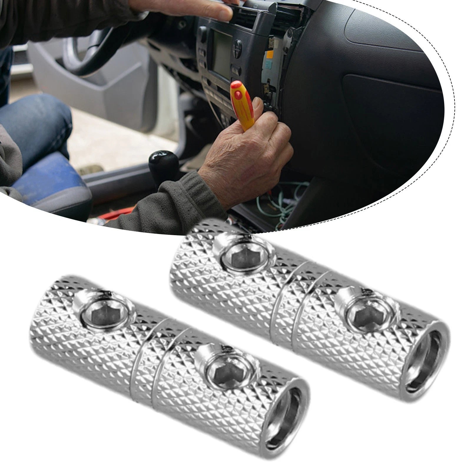 Butt Connectors for Audio Car System 8GA (Universal)
