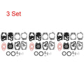 Set of 3 Carburetor Repair Kits for Walbro K20-WYL (Honda GX22 GX31)