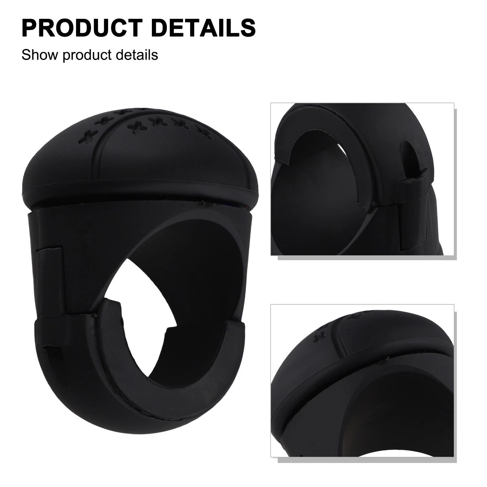 Steering Wheel Aid Handle for Easy Install (360 Degree Functionality)