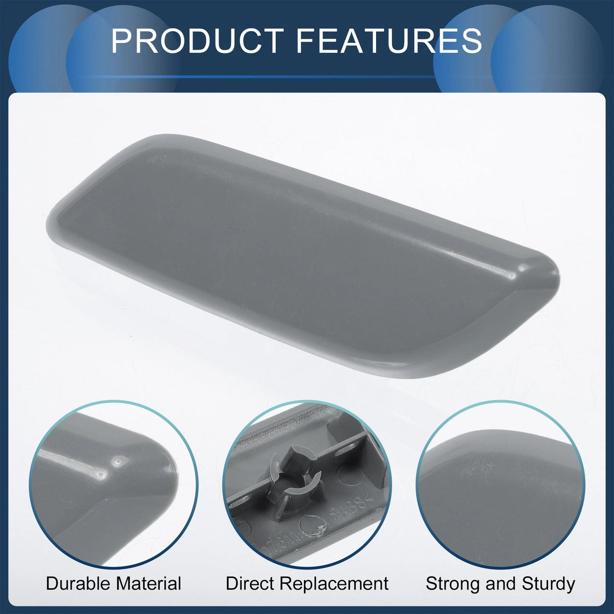 Front Left Washer Nozzle Cover Cap for Honda Accord VIII (2011–2013)