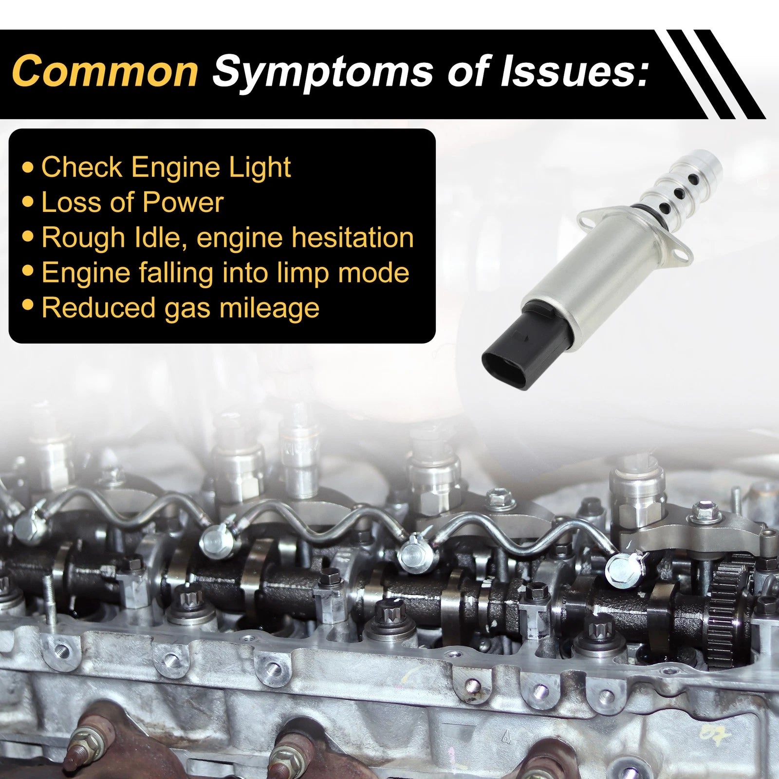 Engine Variable Valve Timing VVT Solenoid Replacement for Audi A3 (2003–2013)