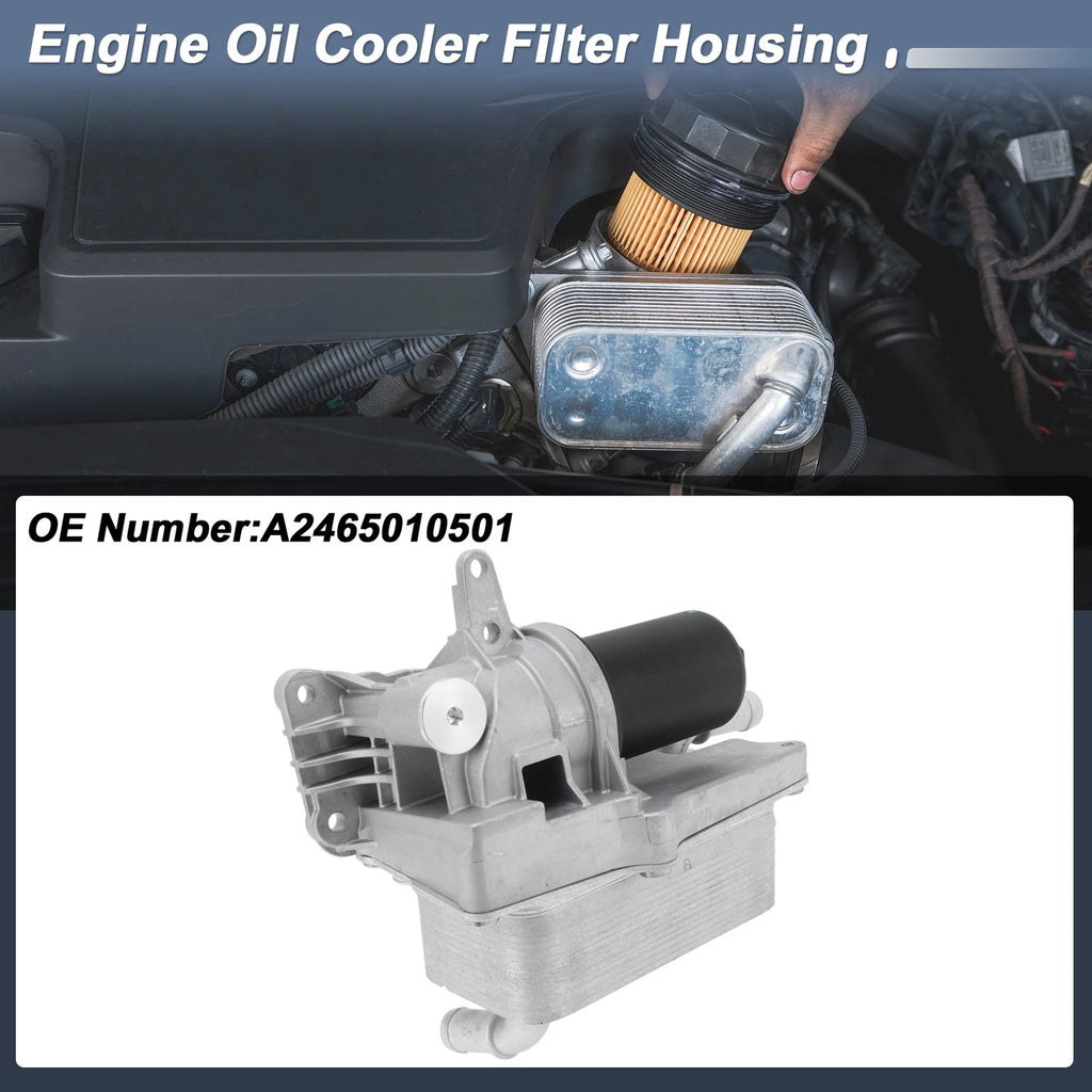 Engine Oil Filter Housing OEM Replacement for Mercedes-Benz A220 A250 (2019–2022)