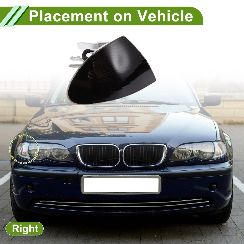 Right Corner Signal Light Cover Replacement for BMW 3 Series (1999–2001)