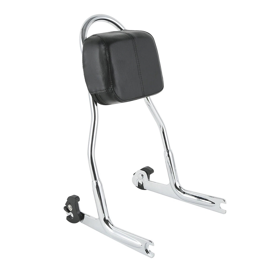 Chrome Detachable Sissy Bar Backrest for Harley Softail Fat Boy (2000–2017)