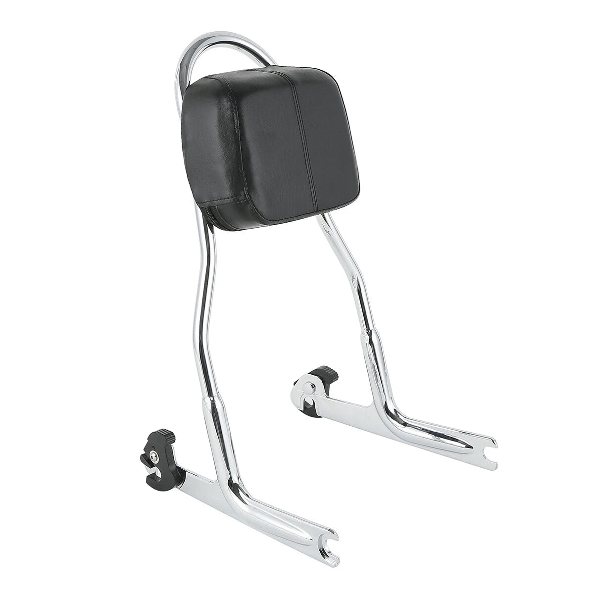 Chrome Detachable Sissy Bar Backrest for Harley Softail Fat Boy (2000–2017)